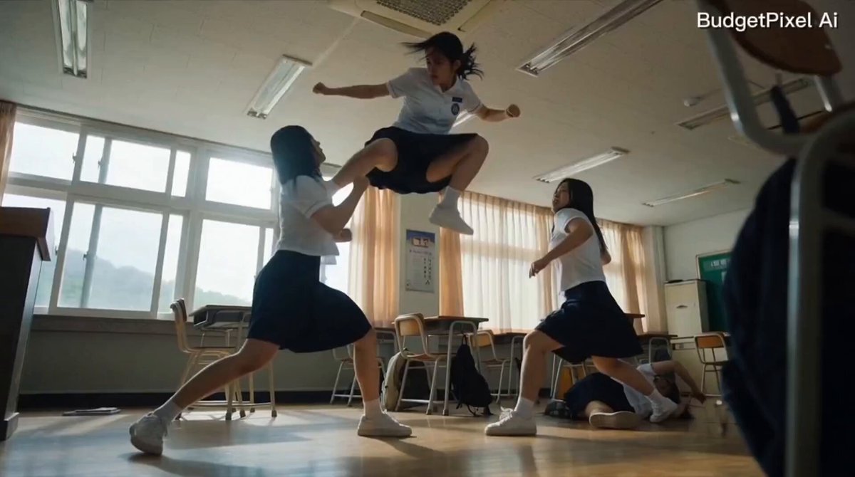 Main Character: A beautiful Korean high school girl wearing a realistic Korean summer school uni prompt example image preview